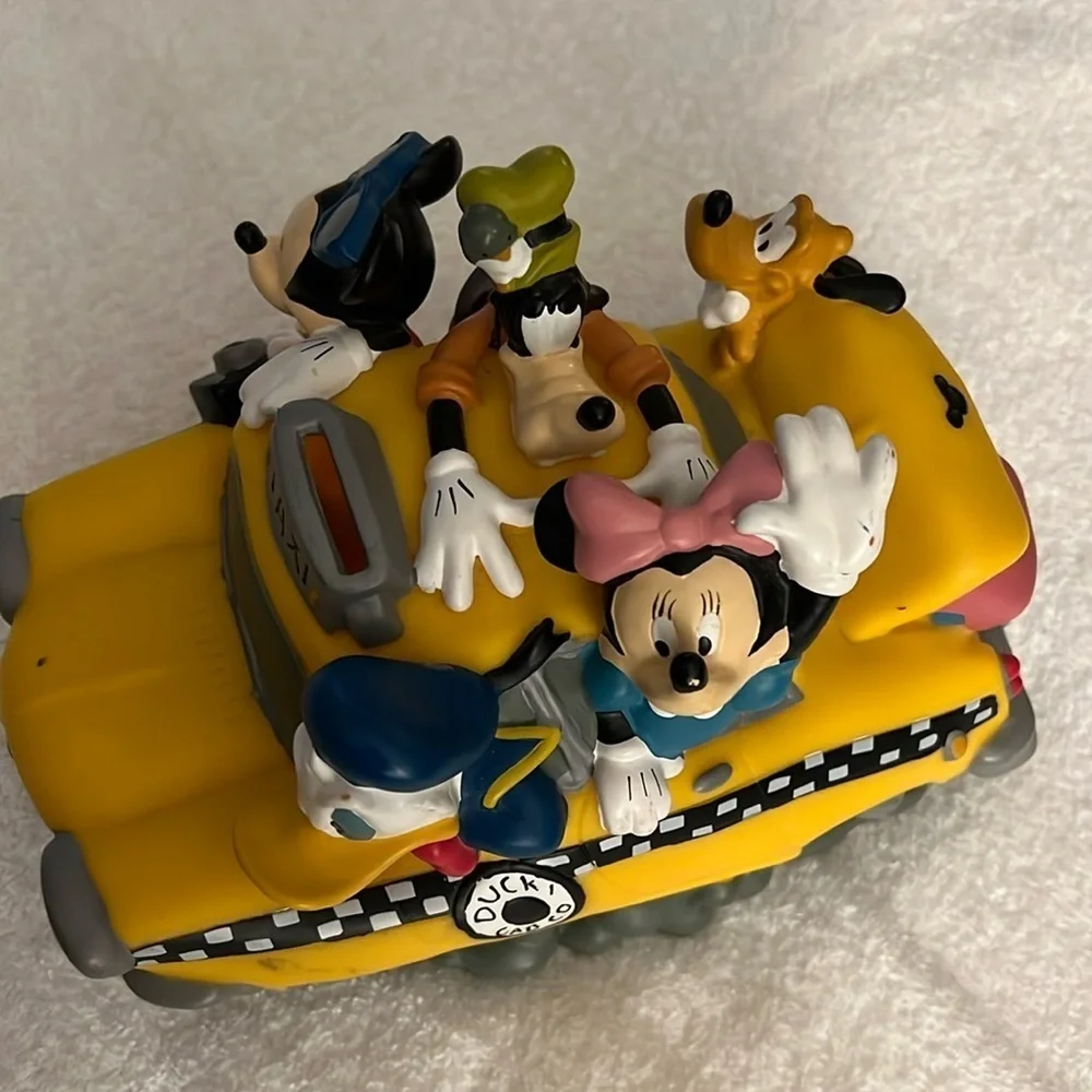 Vintage Disney Fab 5 Duck Cab Piggy Bank